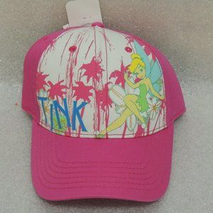 Disney Tinkerbell 5 Panel Adjustable Hat - NWT